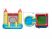 Надувной батут с водной горкой и округлым бассейном «Загадочный замок» 9820